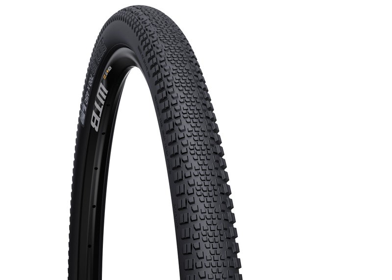 WTB إطار دراجة Gravel WTB Riddler 700 x 37، جاهز بدون أنبوب، حافة قابلة للطي، خفيف الوزن وسريع الدوران، 60tpi، حافة جانبية تان أيقونية، ثنائي الحمض النووي لرحلات المغامرة - Image 1